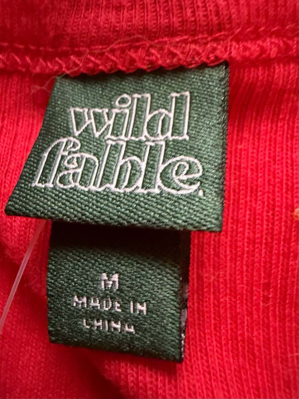 Cherry Red Ribbed Long Sleeve - Picture 3 of 3